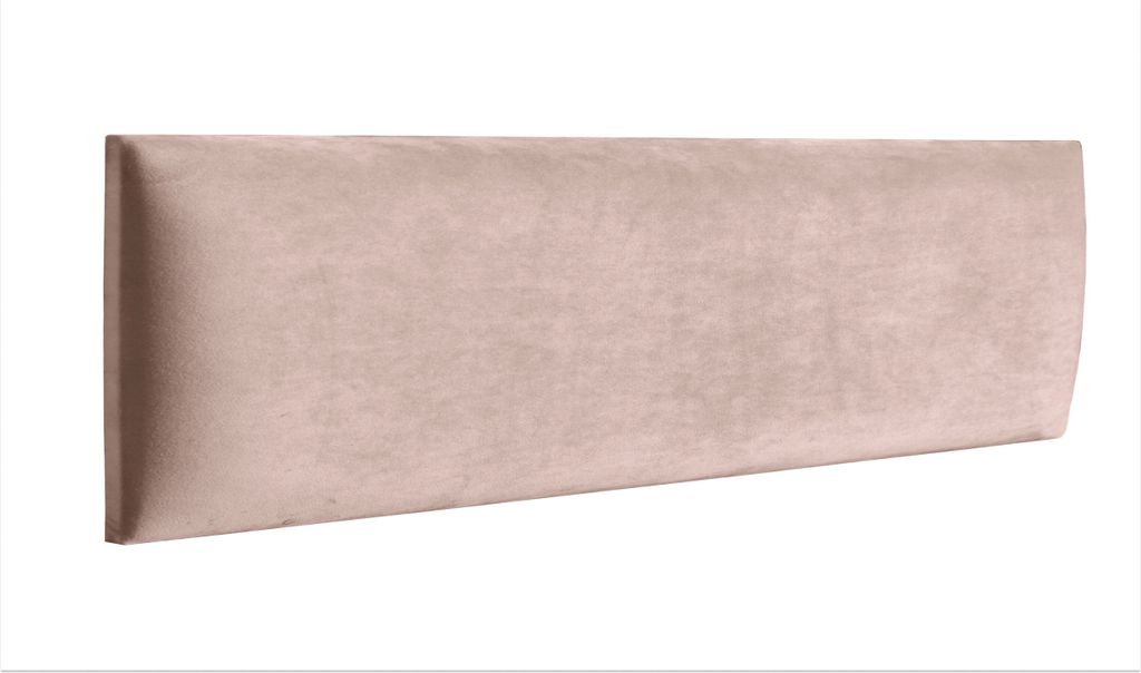 RAVIO Wandpaneel Wandkissen als Kopfteil für Bett 3D Wandverkleidung mit Schaumstoff Wandpolster Wanddeko (40 x 15 cm, Farbe: Puderrosa - Magic Ve...