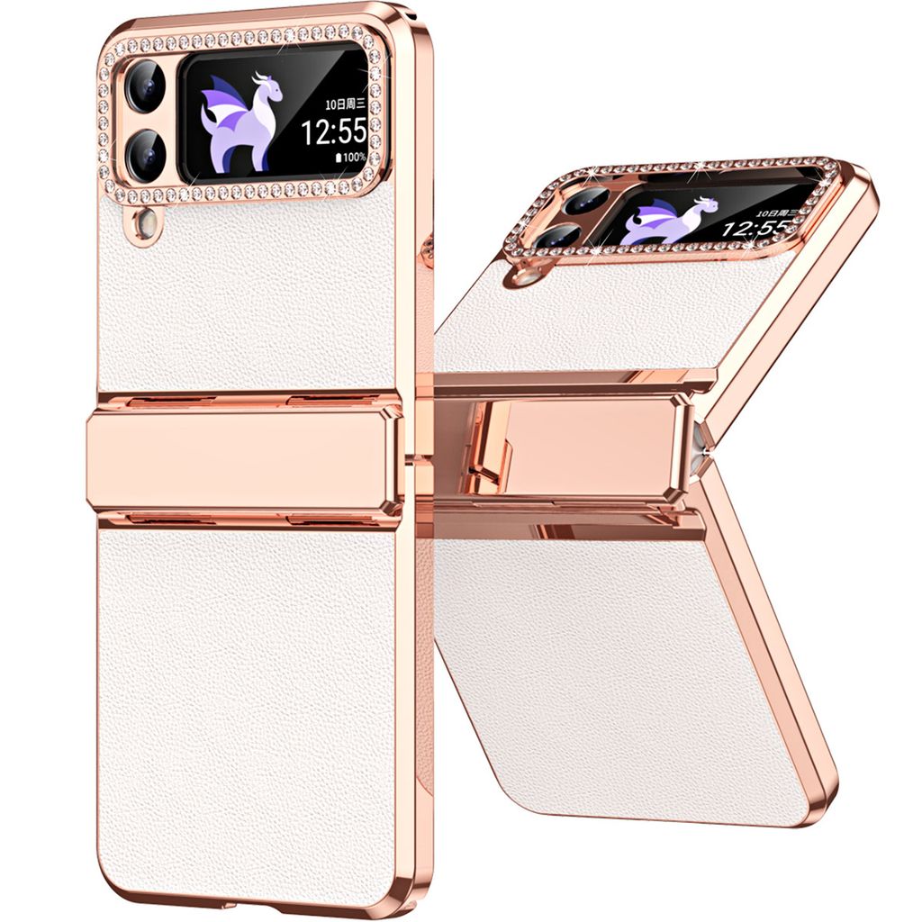 Pouzdro pro Samsung Galaxy Z Flip 4 5G lesklé a diamantovým Obrázek produktu 