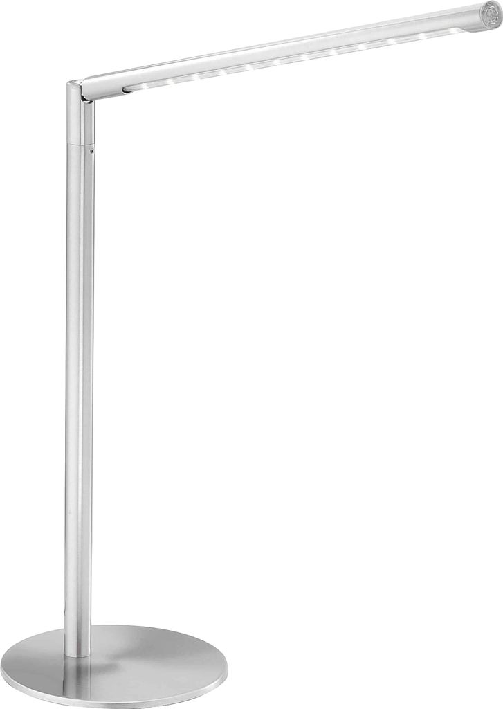 Leuchten Direkt LED- Tischleuchte DAWDA, dimmbar, stahl stahl