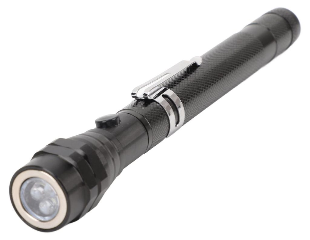 Teleskopische magnetische Taschenlampe, ausziehbar, um 360 Grad drehbar, Pickup-Werkzeug, cooles Gadgets-Geschenk