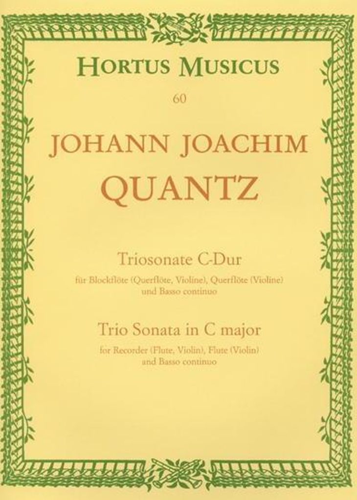 Triosonate C-Durfür Blockflöte, Flöte und Bc