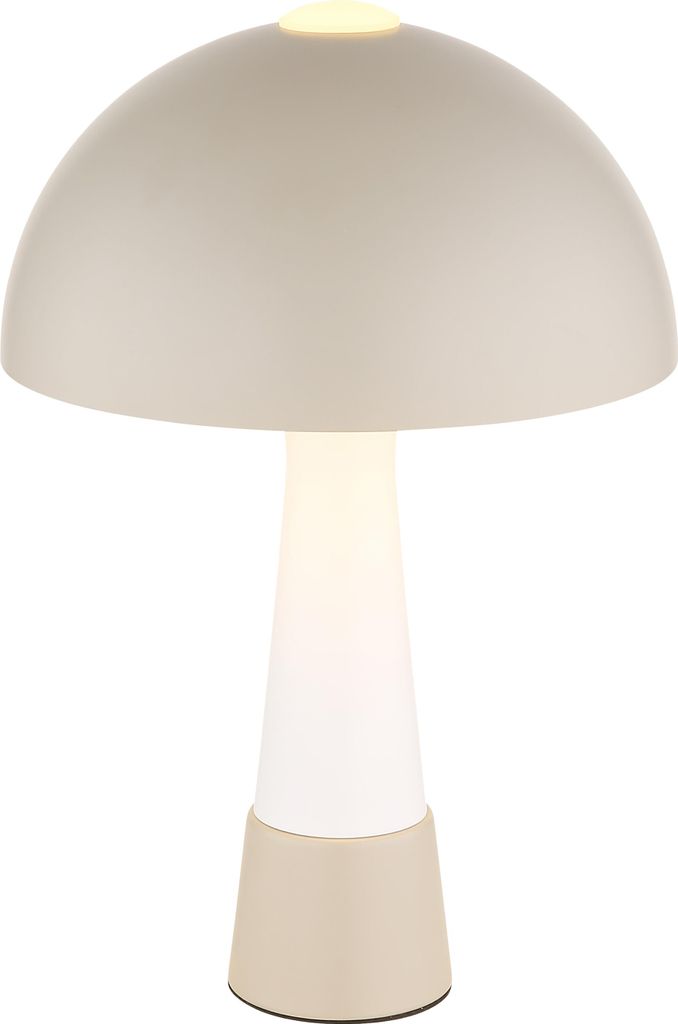 GLOBO Lighting Tischleuchte MERLIN DH 25x36.50 cm beige Tischlampe