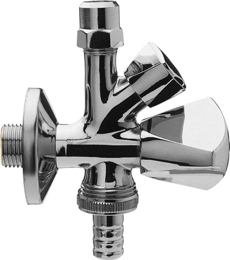 Universal Doppelspindel-Kombi-Eckventil 421851 Messing Produktbild 