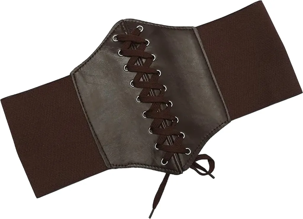 Cintura Corsetto Marrone KP33044: Incanto e Femminilità Retrò