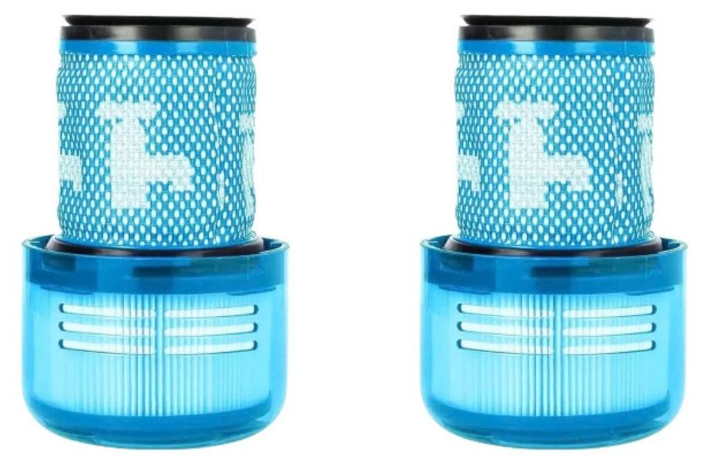 INF Ersatzfilter Dyson V12 4er Set ABS Rahmen Vlies 13.4x8.7x8.7cm
