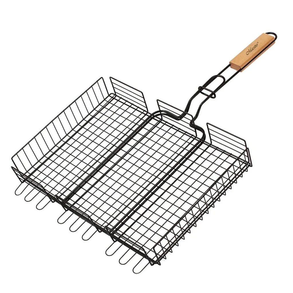 Grille de remplacement Maestro MR-1001 40x30 cm robuste pour vieux grils