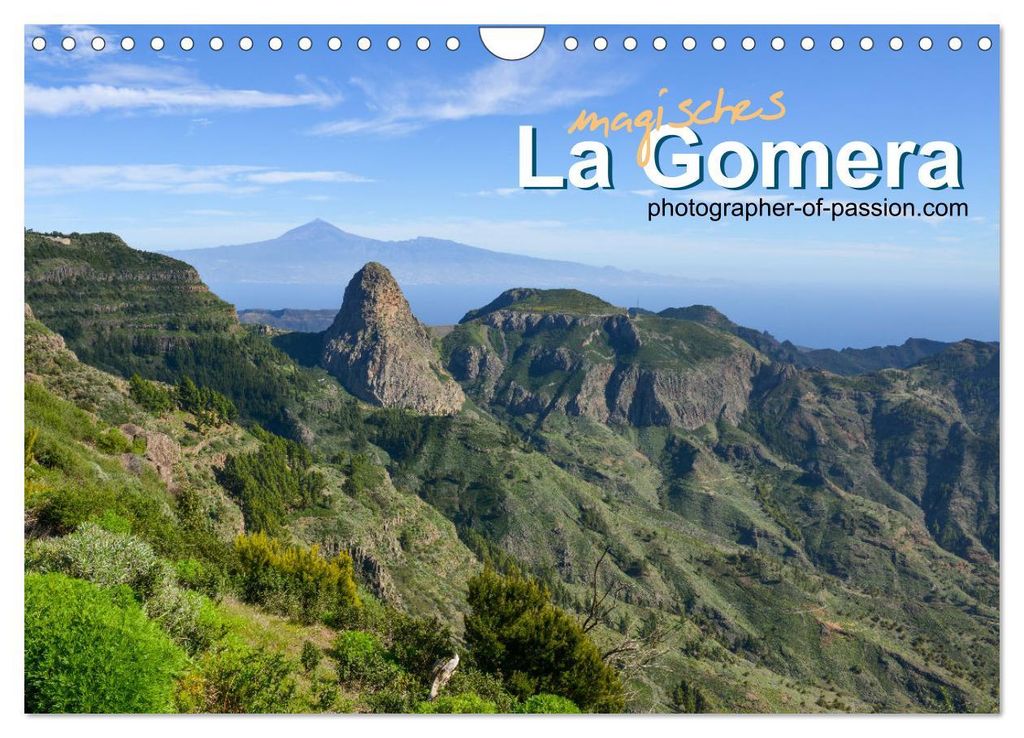 Magisches La Gomera (Wandkalender 2027 DIN A4 quer), CALVENDO Monatskalender
