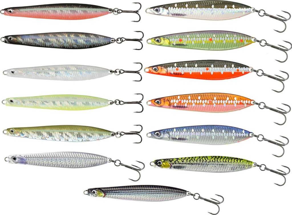 Savage Gear Seeker ISP Meerforellenblinker, Farbe:Black Red, Länge / Gewicht:10cm / 28g