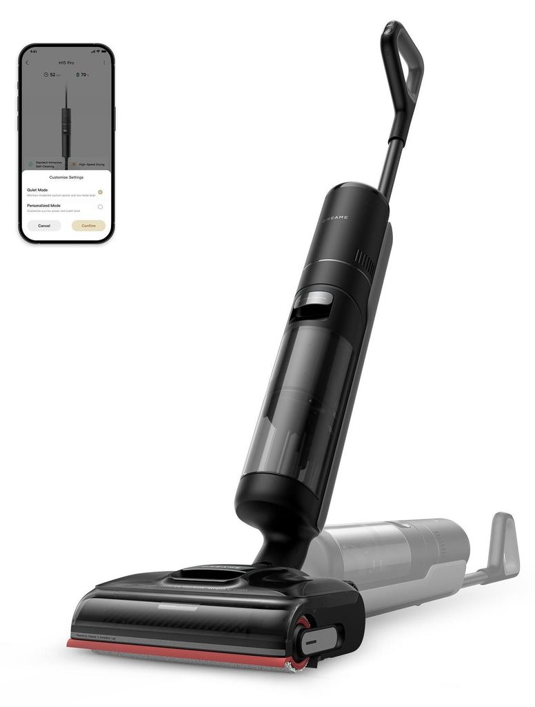 Dreame H15 Pro Nass-/Trockensauger dunkelgrau Produktbild 