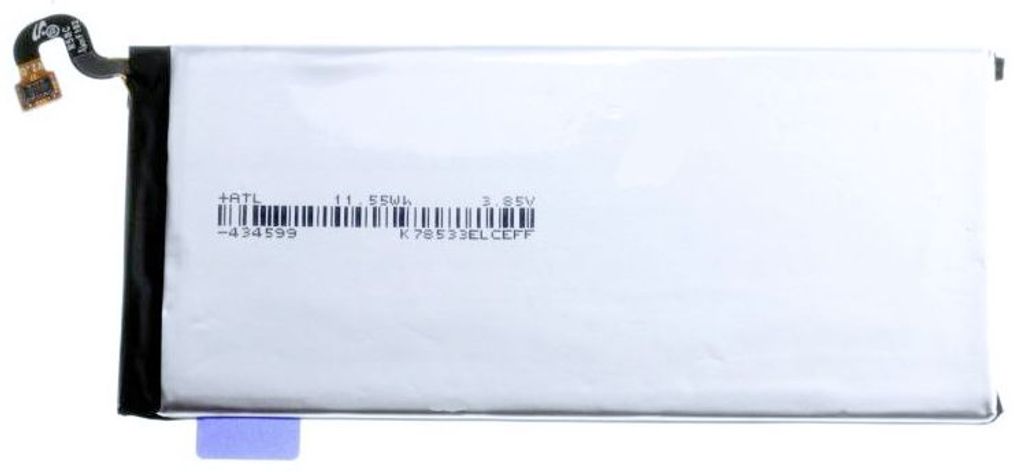 Akku für Samsung Galaxy S6 Edge+ Li-Ion 3,85 Volt 3000 mAh schwarz.