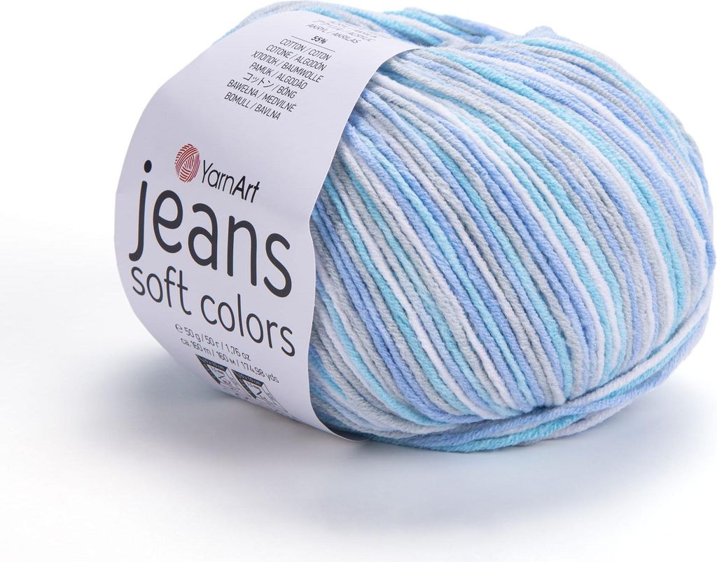 YarnArt Jeans Soft Colors příze 50 g / 160 m - barva 6203 - Obrázek produktu 
