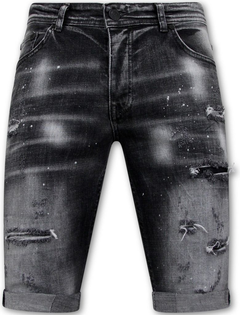 Distressed Short Stonewash Slim - 32