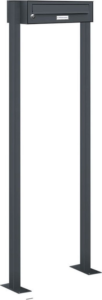 1er Standbriefkasten Anlage Freistehend RAL 7016 - Anthrazit