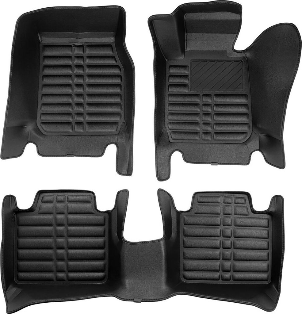 5D Premium Auto Fussmatten TPE Set passend für BMW 3 E92 Baujahr 2005-2013