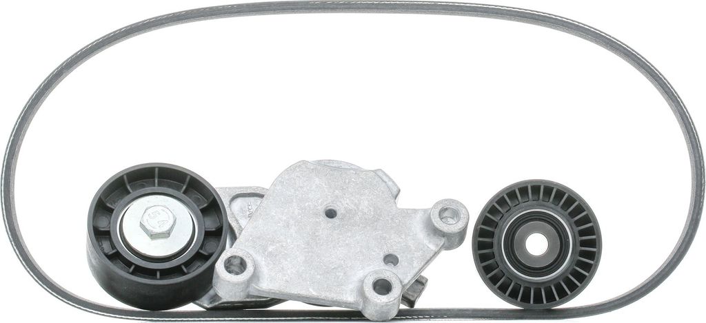 SKF VKMA 33058 Keilrippenriemensatz OE 1613837980 kompatibel mit Aygo, 307, 206, 1007, 3, 2, Fusion, Focus, Fiesta, C-Max, C4, C4er, C3, C2, C1