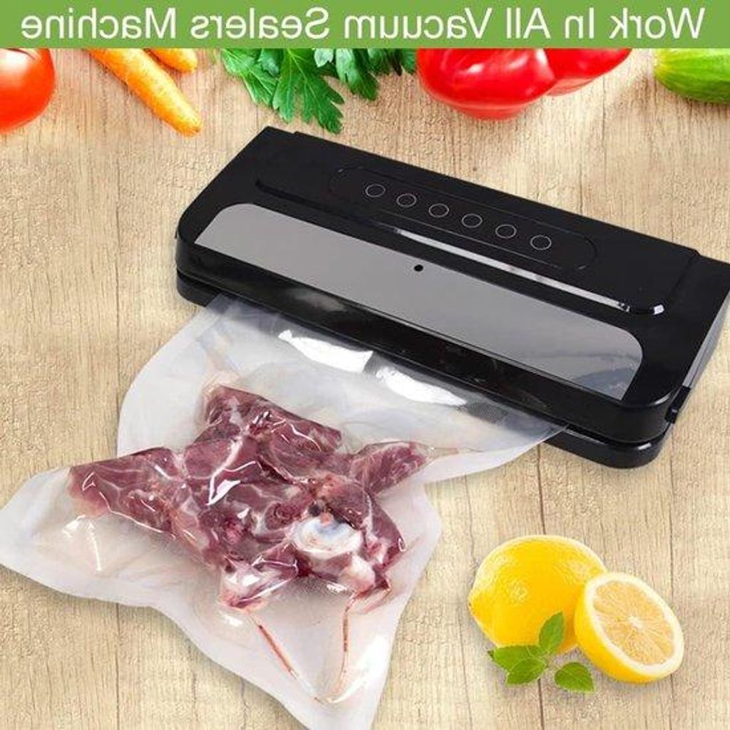 Vacuum Food Sealer Rolls Tassen 150 Stück 15x25cm-50, 20x30cm-50, 28x40cm-50 BPA-frei Punktverschluss Ideal für Sous Vide Zubereitung