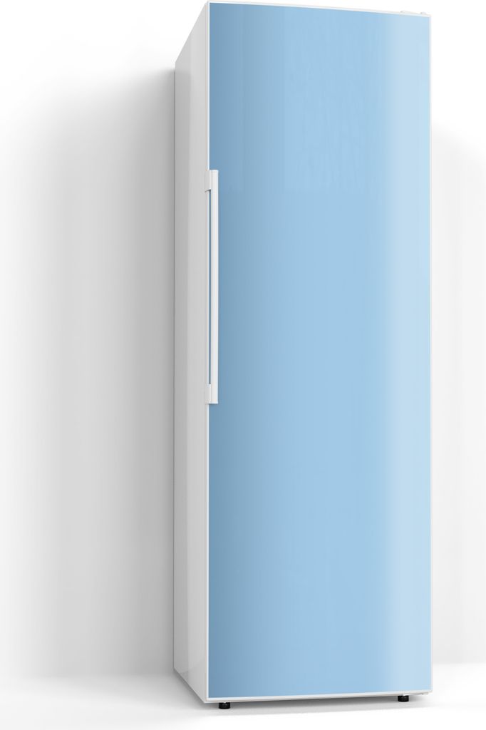 DEQORI Magnetmatte Kühlschrank beschreibbar 60x180 cm 'Hellblau' Magnetfolie Deko-Folie