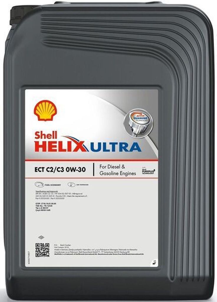 SHELL Helix Ultra ECT C2/C3 für 0W-30 20 Liter Motoröl Produktbild 