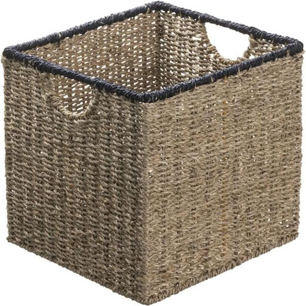 NHG Aufbewahrungskorb CARL aus Seegras quadratisch