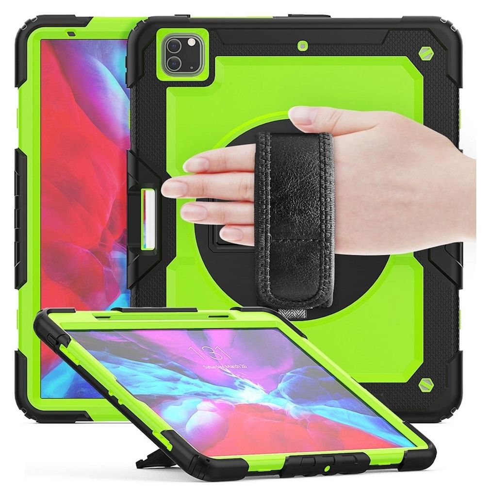 Für Apple iPad Pro 13 2024 Hybrid 360 Grad Schutz Hülle mit Produktbild 