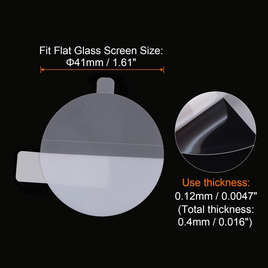2 Stš¹ck Uhrenglas Displayschutzfolien 41mm HD High Definition Anti-Kratz-Wasserdicht Ultra-Dš¹nn TPU Universal Smartwatch Bildschirmschutzfoli...