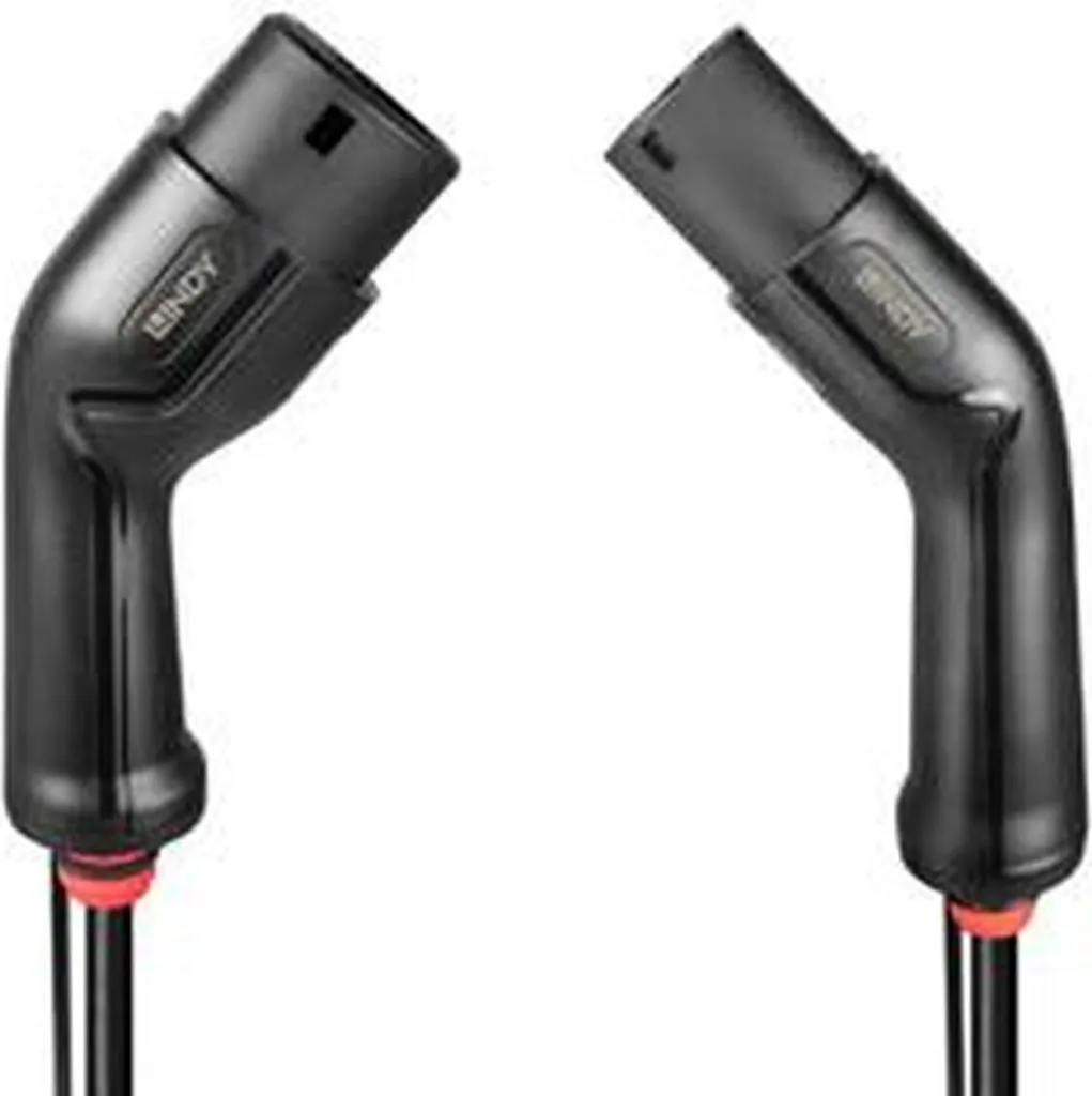 Câble de recharge Type 2 22kW Triphasé 32A robuste et flexible 5m - 6