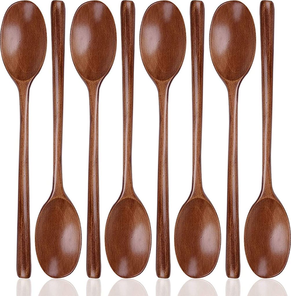 Suppenlöffel, Holz, Schöpflöffel, Löffel-Set zum Kochen, Produktbild 