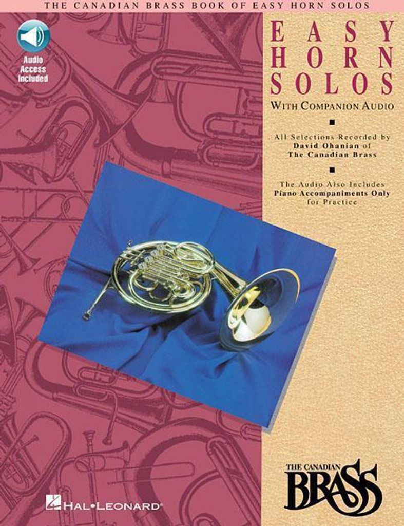 Canadian Brass Book of Easy Horn Solos - French Horn Book/Online Audio