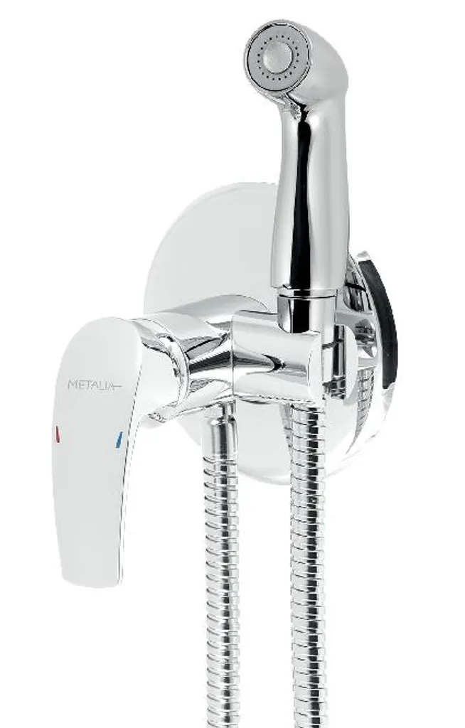 Novaservis Metalia 57 - Miscelatore Bidet a Incasso con Doccetta 57211,0