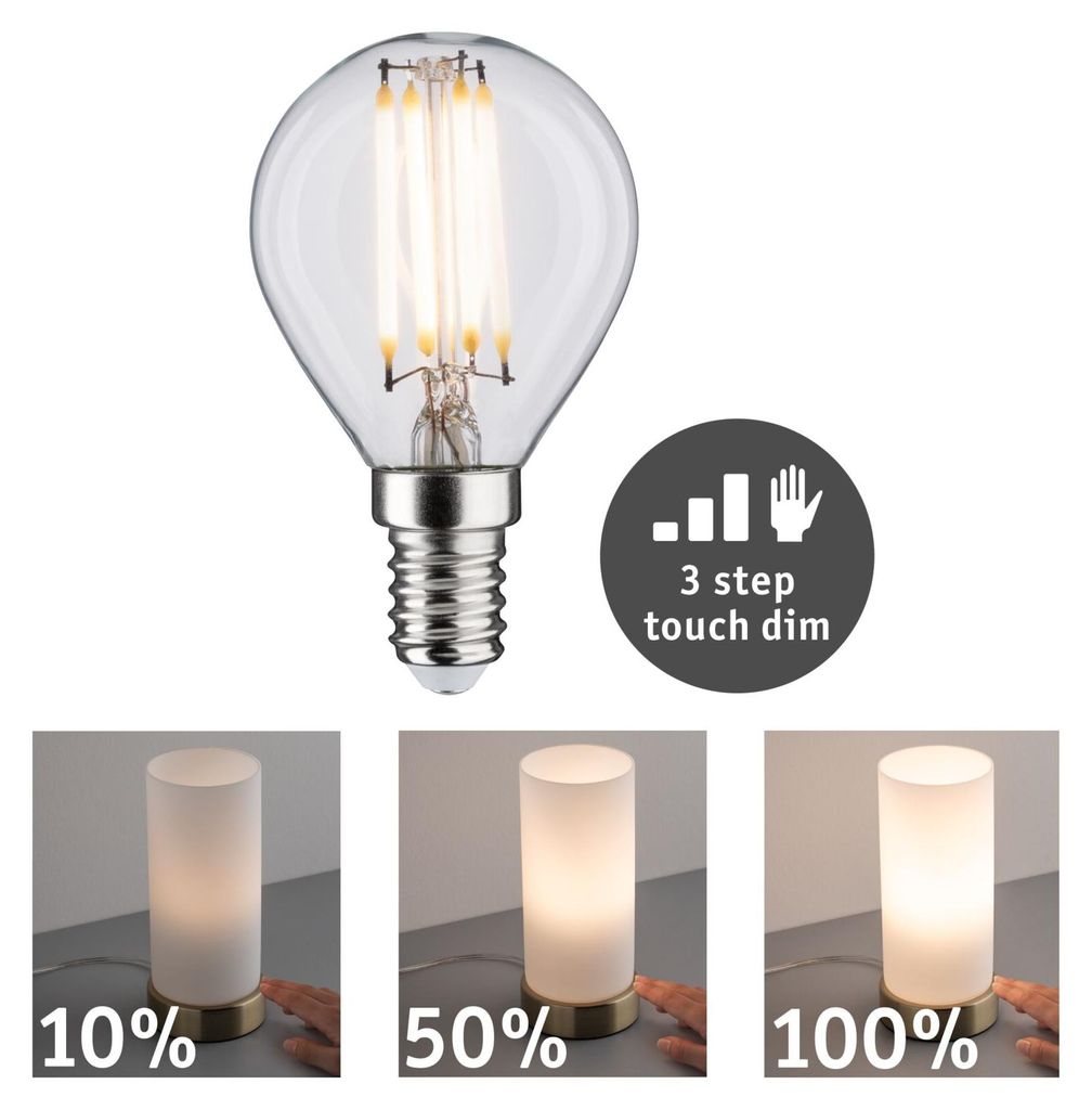 Paulmann 287.39 5W E14 2700K LED-Tropfen, Sockel E14, 5 Watt, Warmweiß, 2700 K, dimmbar