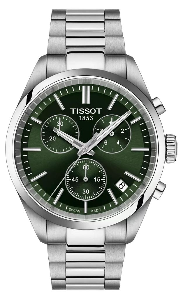 Herrenuhr Tissot PR 100 40mm 150.417.11.091.00, Silbergrün Produktbild 