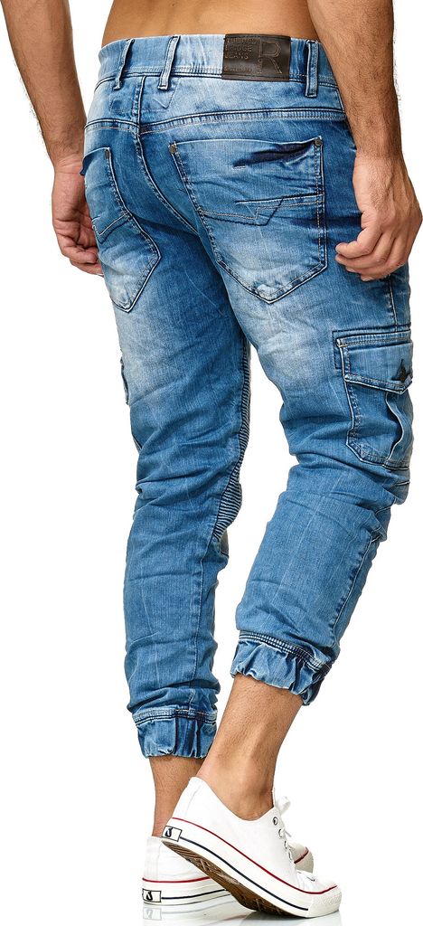 Red Bridge Herren Jogger Denim Jeanshose Cargo Hose Narrow Produktbild 2