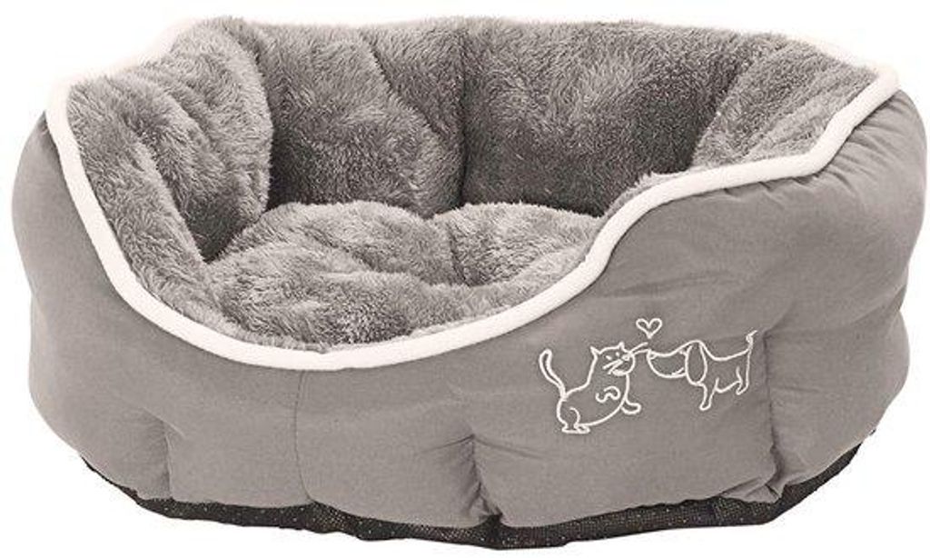 Dehner Lieblinge Lit pour chien et chat Sammy, ovale, env. Image du produit 