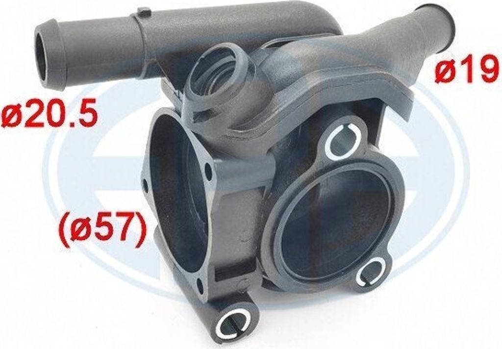 ERA 354073 Kühlmittelflansch für FORD FOCUS (DAW, DBW) Wasserflansch