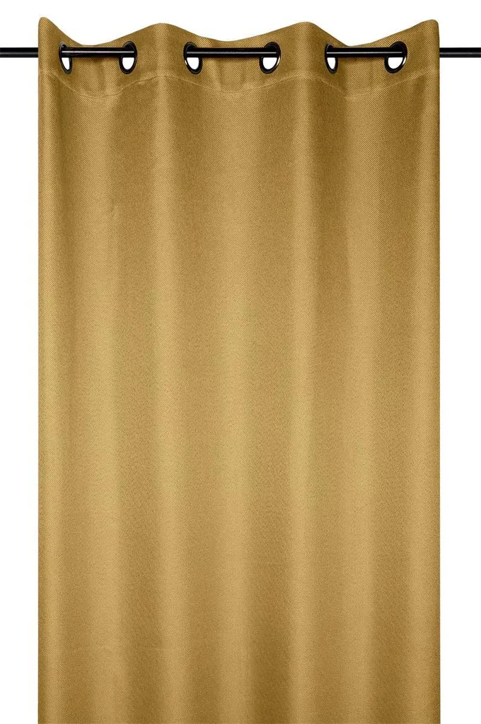 Rideau Occultant Jaune Moutarde Copenhague Stof - Isolation Thermique Pro