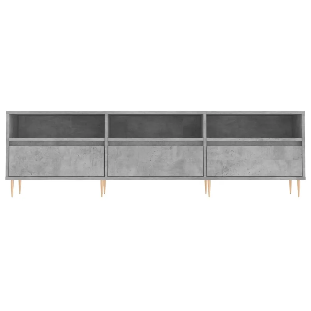 Supporto TV 150cm Grigio Cemento | Mobile Multimediale Low Profile - 5