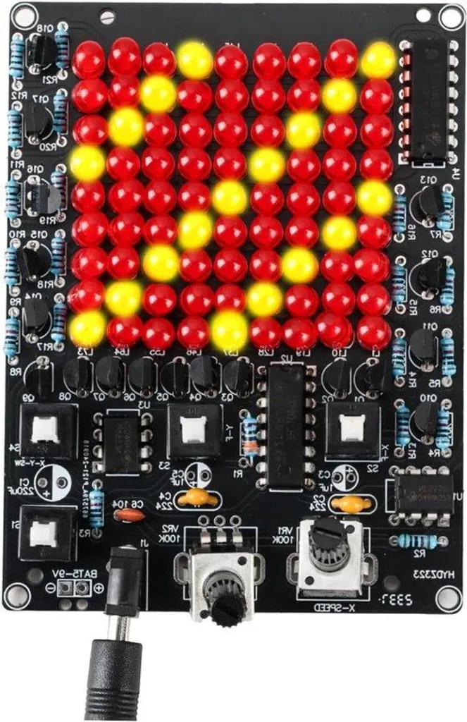 Kit circuit LED clignotante à souder avec PCB sérigraphié haute qualité