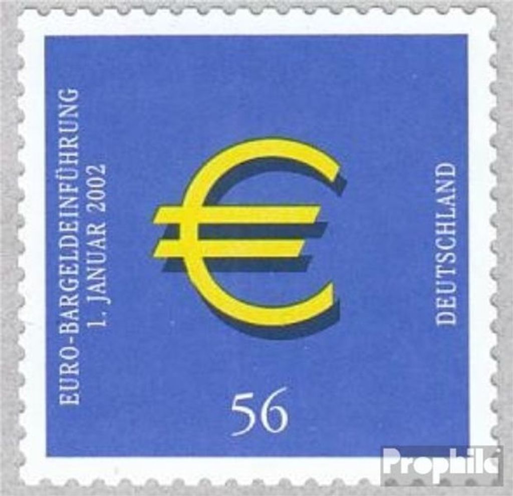 Briefmarken BRD (BR.Deutschland) 2002 Mi 2236 (kompl.Ausg.) selbstklebende Ausgabe postfrisch Euromünzen und -banknoten