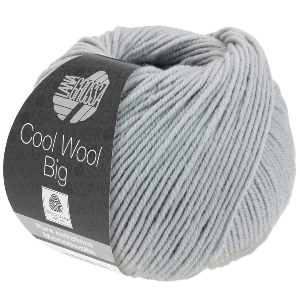 Lana Grossa - Cool Wool Big 0928 mittelgrau Produktbild 