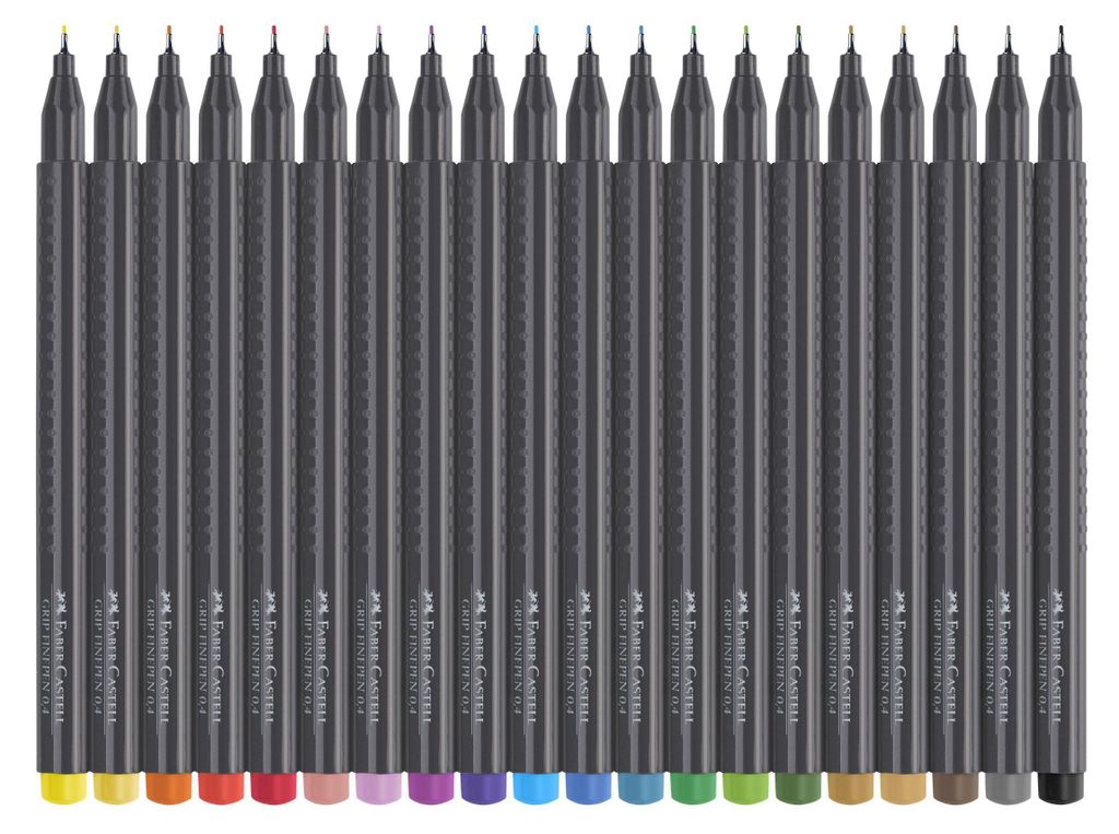 Faber-Castell Grip, Mehrfarbig, Mehrfarbig, 0,4 mm, Produktbild 