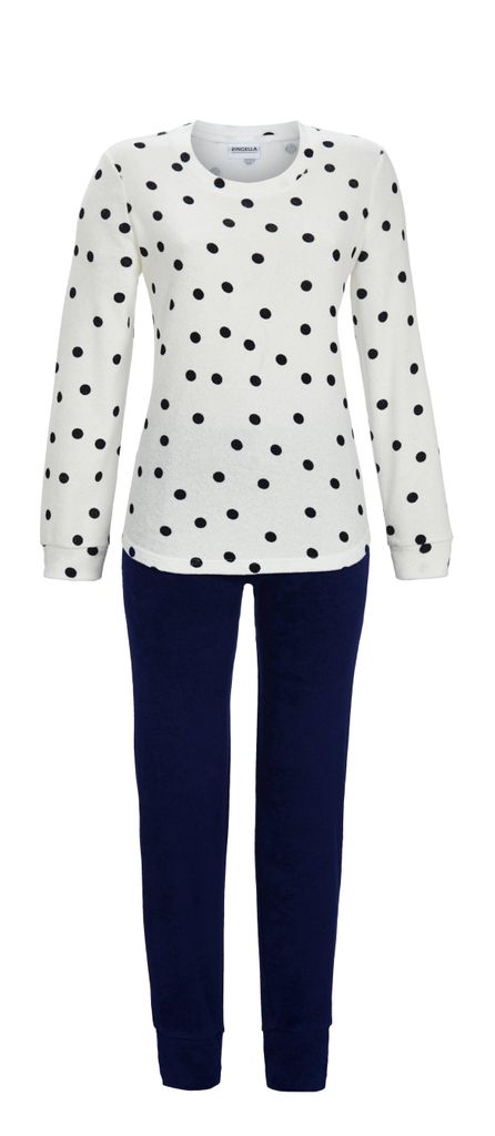 Pyjama aus Stretchfrottee Farbe: night Größe: 44