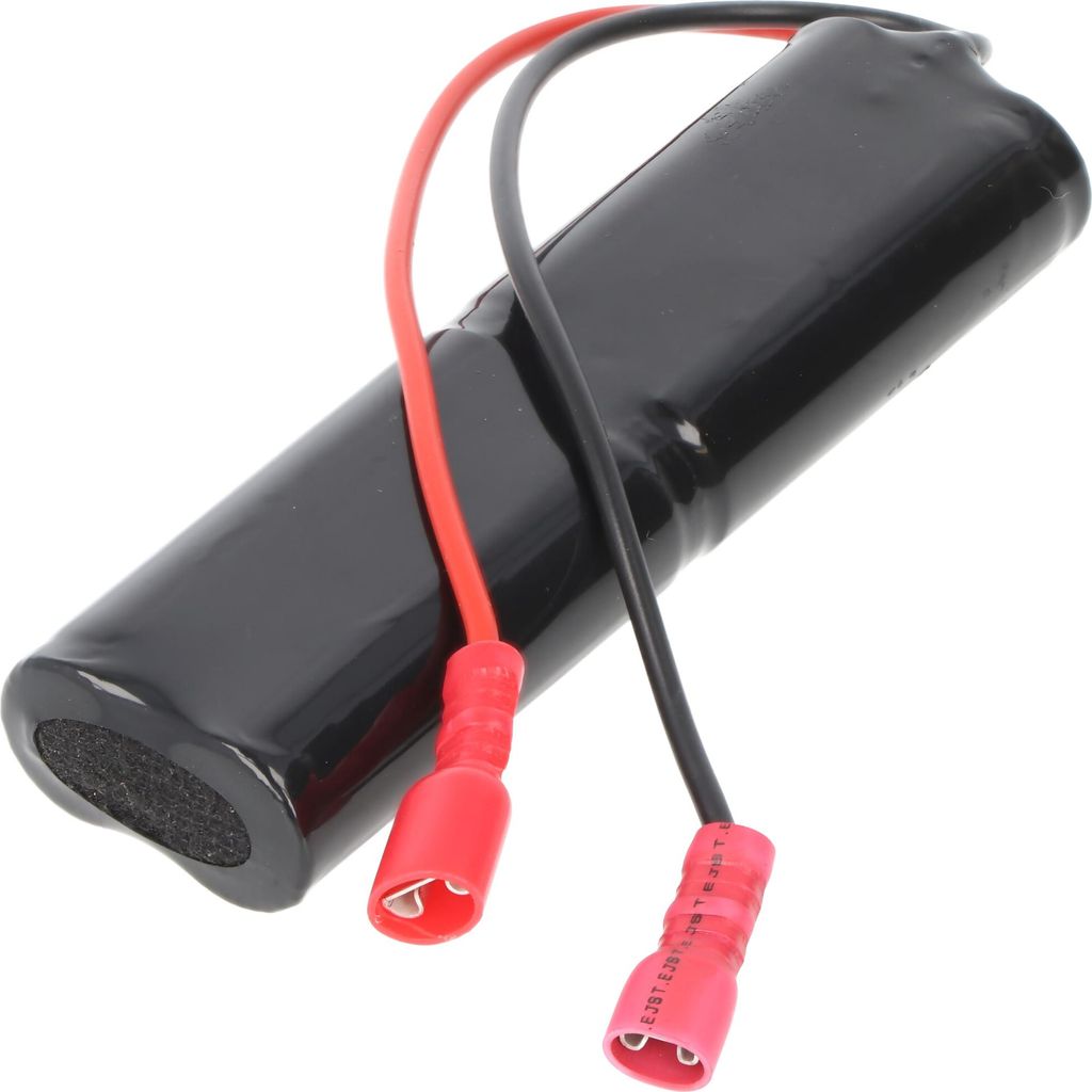 Notleuchtenakku NiCd 4,8V 1000mAh L2x2 Mignon AA mit 150mm Kabel und Faston-Buchsen -4,8mm / +6,3mm ersetzt GAZ 5161000415