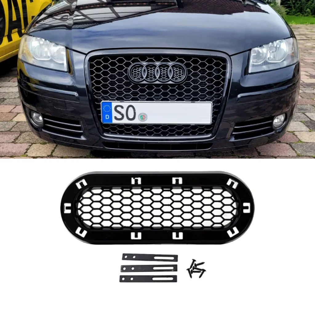 Remplacer support logo cassé Audi - Support alvéolé Audi A3 A4 A5 A6 - 6