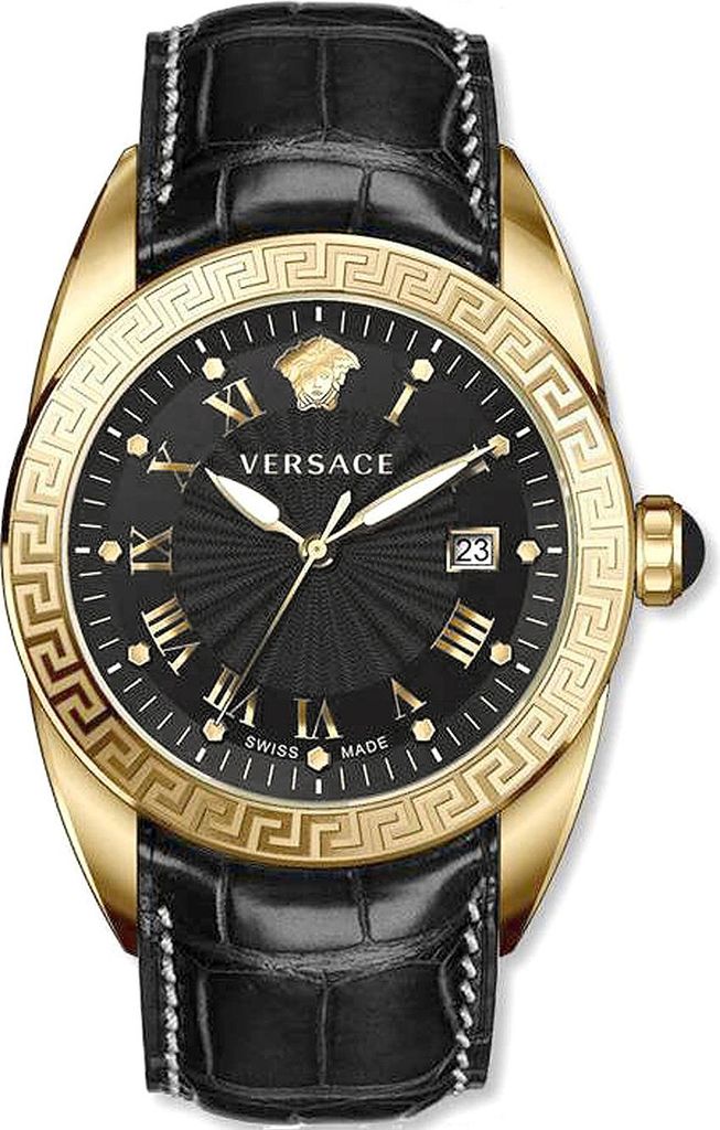 Versace Herren Uhr Armbanduhr VEFE01718 Leder Produktbild 