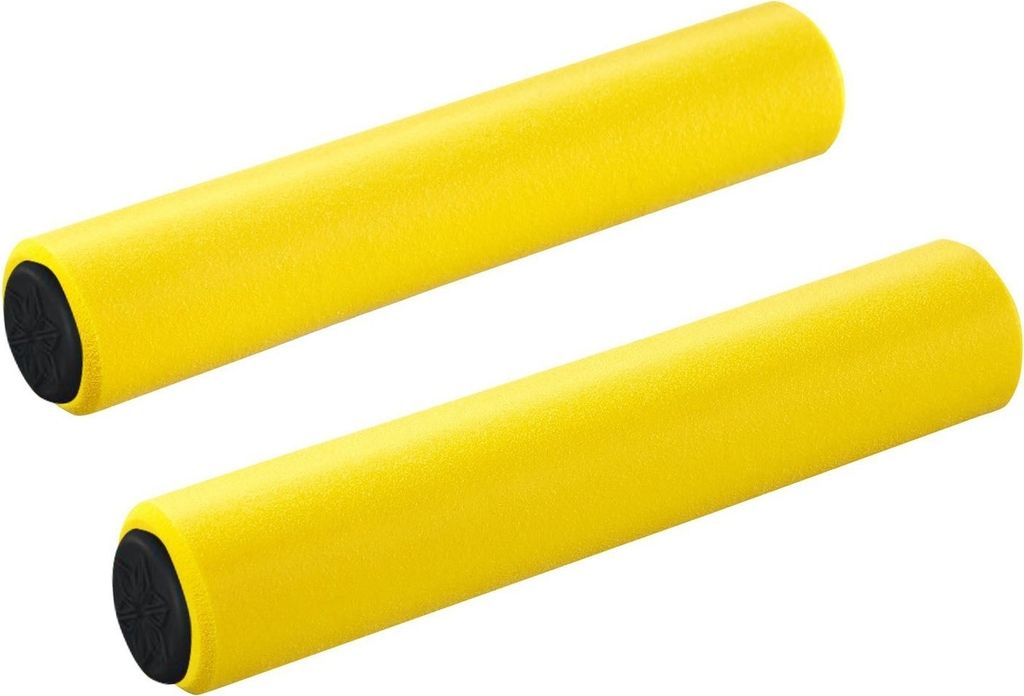 Supacaz Lenkergriffe Siliconez, 130 mm / 130 mm , gelb, XL