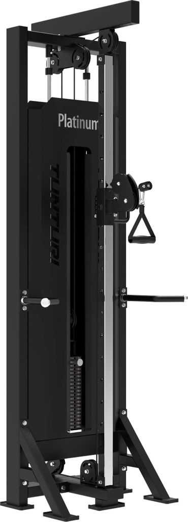 Tunturi Platinum Multi-/Single-Station Kraftstation – Fitnessgerät – Pin Loaded Heimtrainer – Mit Steckgewichten – V-Serie