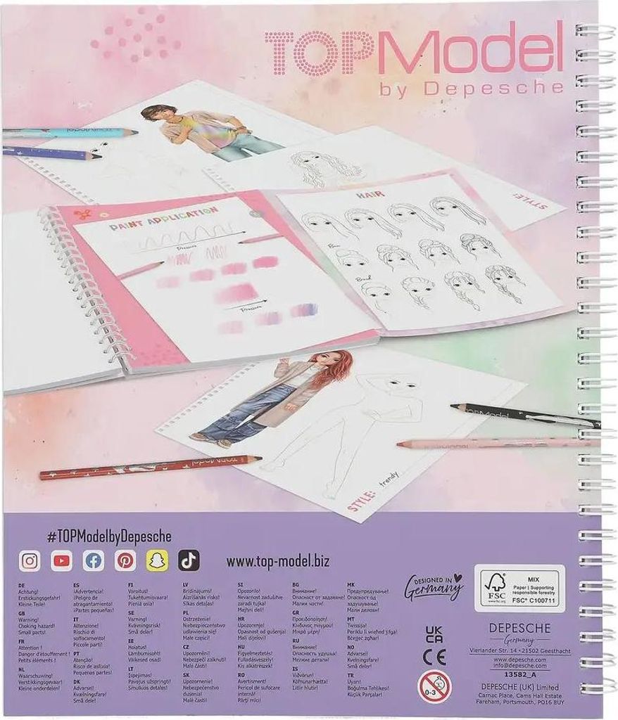 Depesche Vertrieb GmbH & Co. K Create Your TOPModel Malbuch 12