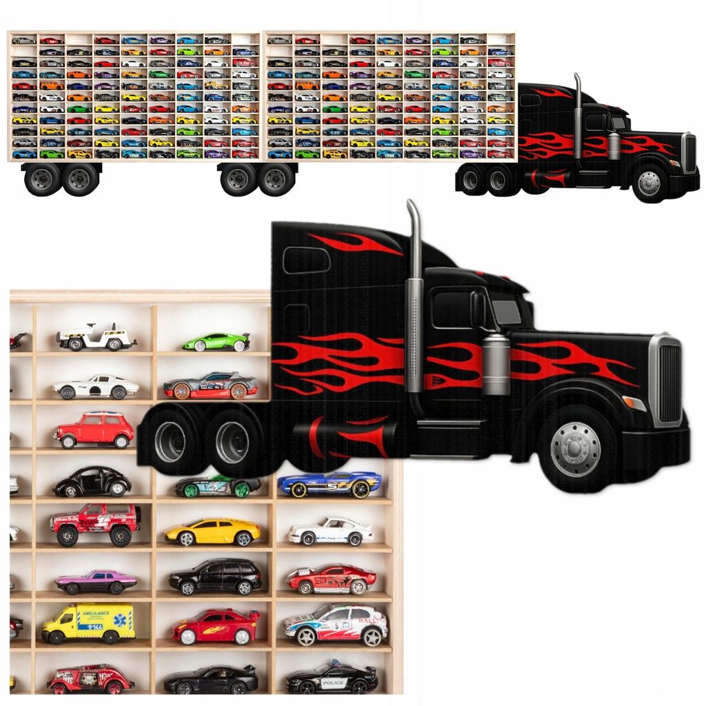Sklejkowo Wandrek voor modelauto’s 1:64, 160 vakken - 2 Productafbeelding 