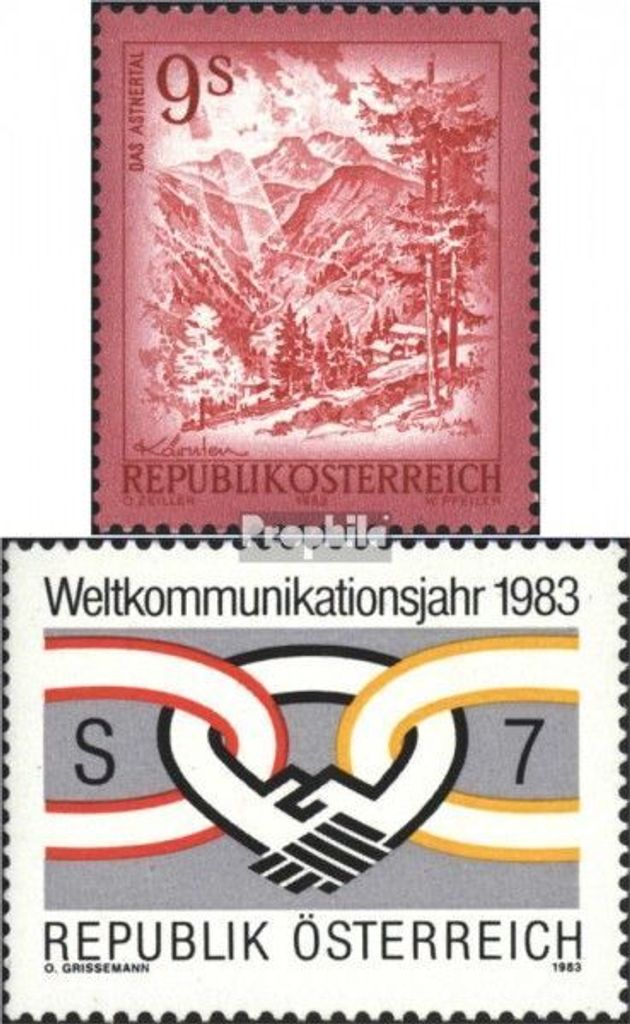 Briefmarken Österreich 1982 Mi 1730,1731 (kompl.Ausg.) postfrisch Freimarken