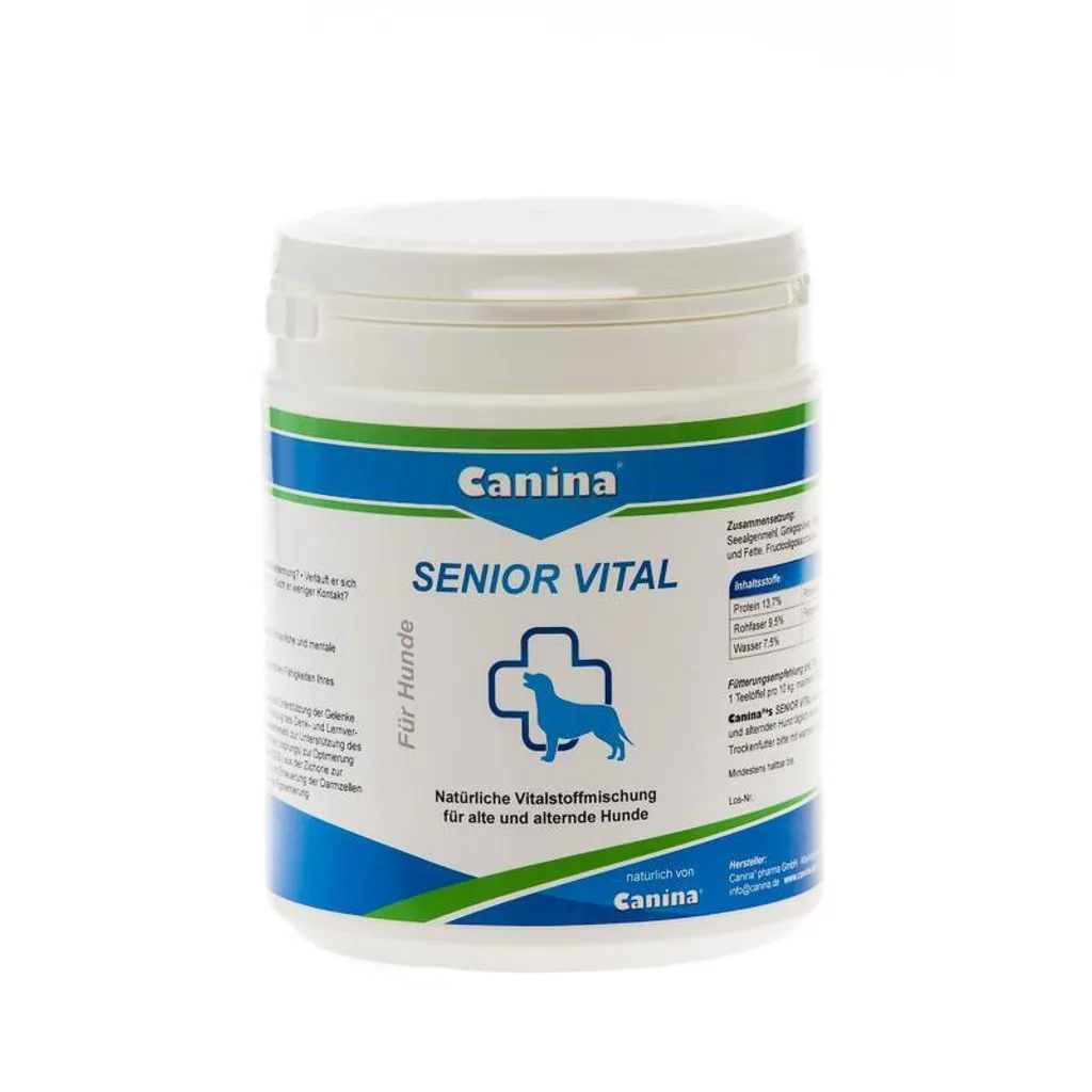 Complément alimentaire chien senior Canina Senior Vital format 500g